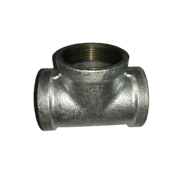 Factory direct supply of hot-dip galvanized steel tee, iron tee, gas pipe fittings, firefighting pipe fittings, plumbing pipe fittings