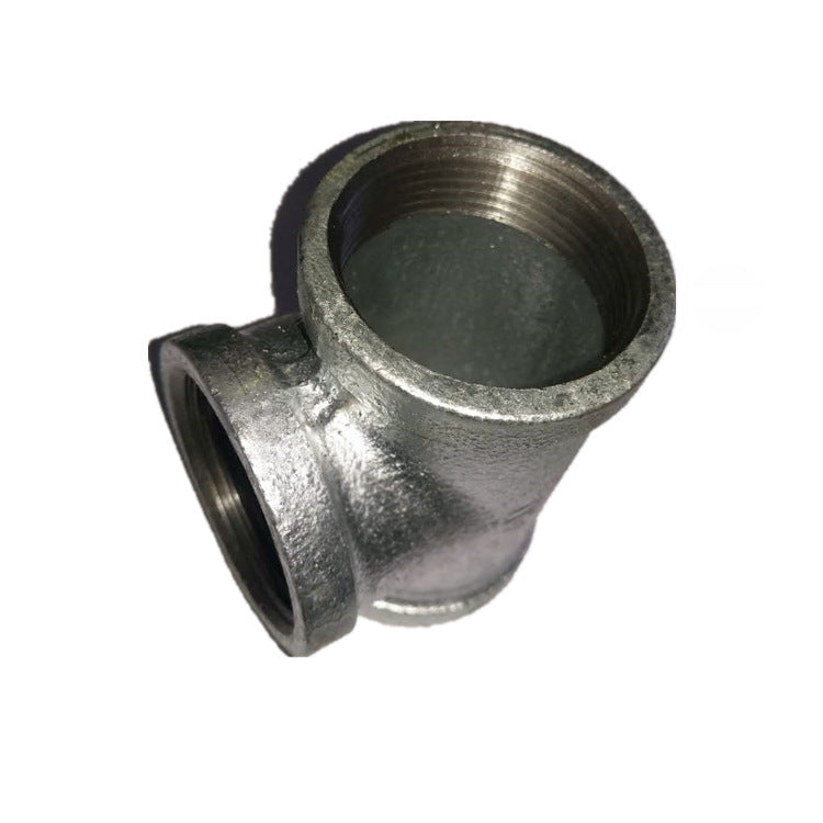 Factory direct supply of hot-dip galvanized steel tee, iron tee, gas pipe fittings, firefighting pipe fittings, plumbing pipe fittings