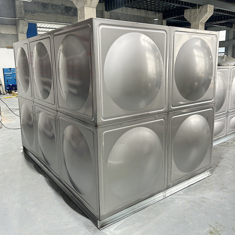 Stainless steel water tank manufacturers install thickened fire water tanks, thermal insulation expansion tanks, air energy stainless steel water storage tanks